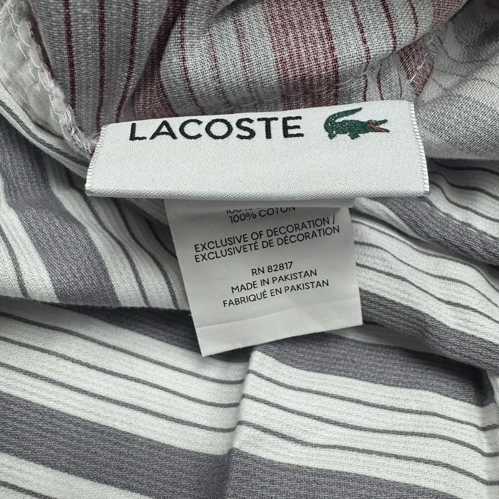 Lacoste Home King 3PC Milady Reversible Duvet Cover And Shams Set